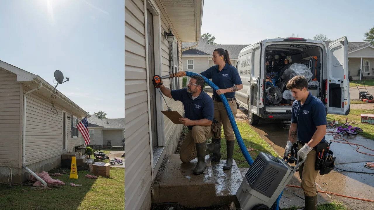 Ceiling Water Damage Restoration in Churchs Ferry, ND near me